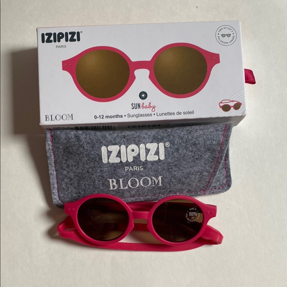 IZIPIZI Bloom Baby Sunglasses - Pink